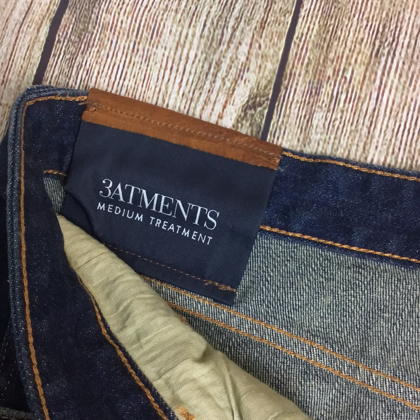 Armani 3atments Dark Blue Cotton Blend Jeans Size W40