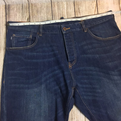 Armani 3atments Dark Blue Cotton Blend Jeans Size W40