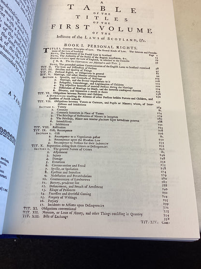An Institute of the Law of Scotland Volume One 41 The Stair Society of Scotland Modern Reproduction Facsmilie Copy