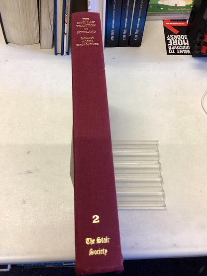 The Civil Law Tradition In Scotland by Various Authors Edited By Robin Evans-Jones no 2