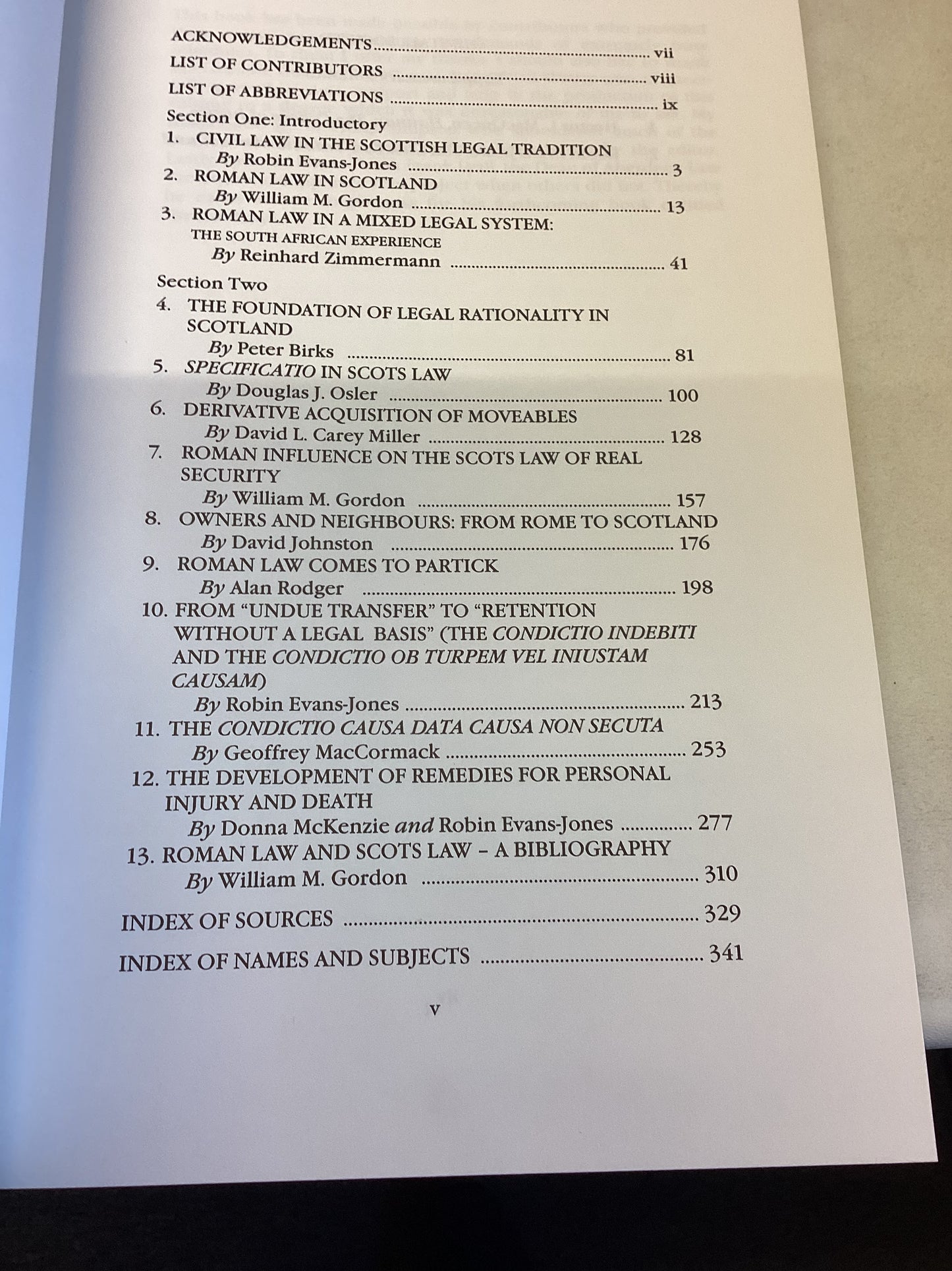 The Civil Law Tradition In Scotland by Various Authors Edited By Robin Evans-Jones no 2