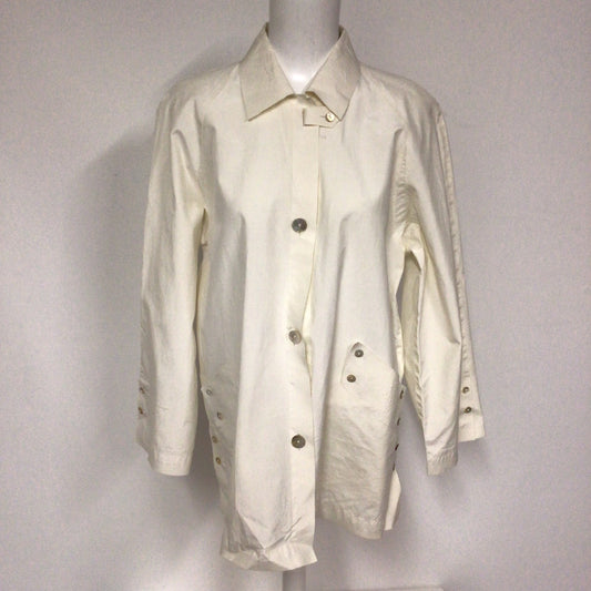 Gianini Group Cream Cotton & Silk Blend Jacket Size 44