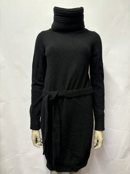 Hugo Boss Black Belted Knitted Dress Small