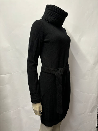 Hugo Boss Black Belted Knitted Dress Small