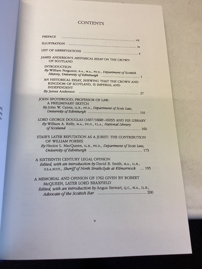 The Stair Society Miscellany Three 39 By Various Authors Edited By Professor W M Gordon