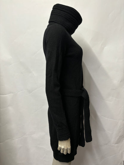 Hugo Boss Black Belted Knitted Dress Small