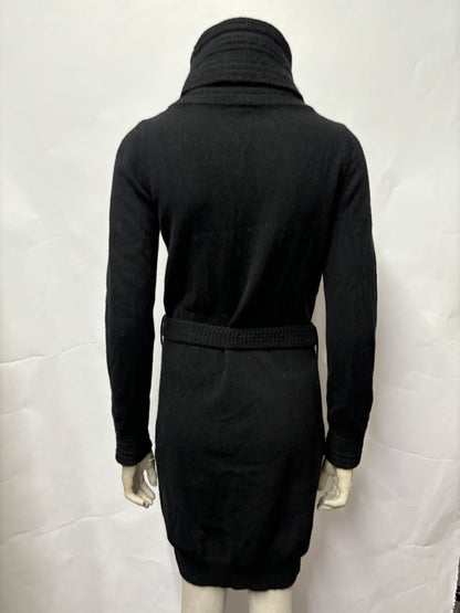 Hugo Boss Black Belted Knitted Dress Small