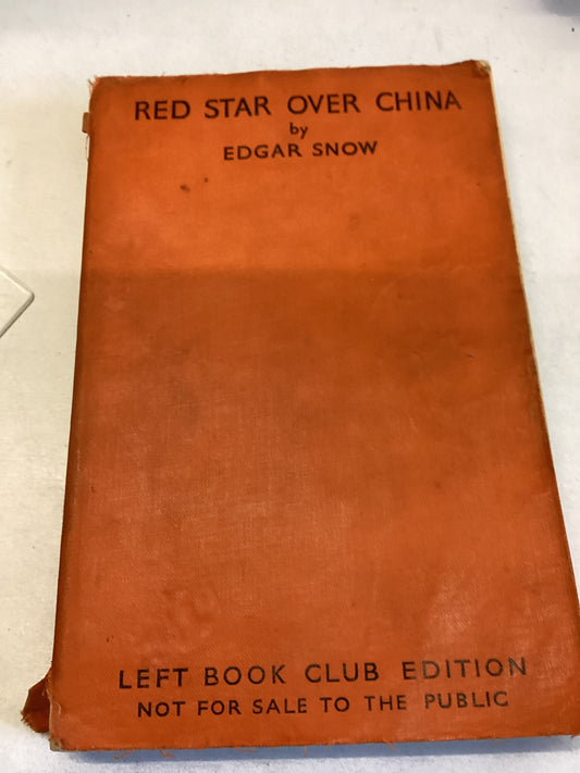 Red Star Over China By Edgar Snow