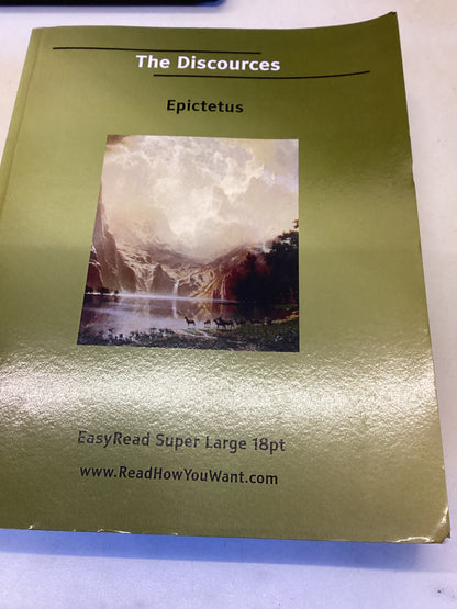 The Discources Epictetus EasyRead Super Large 18pt