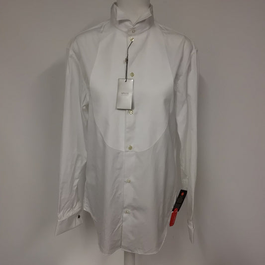 BNWT Armani Collezioni White Cotton Evening Dress Shirt Size 15.5