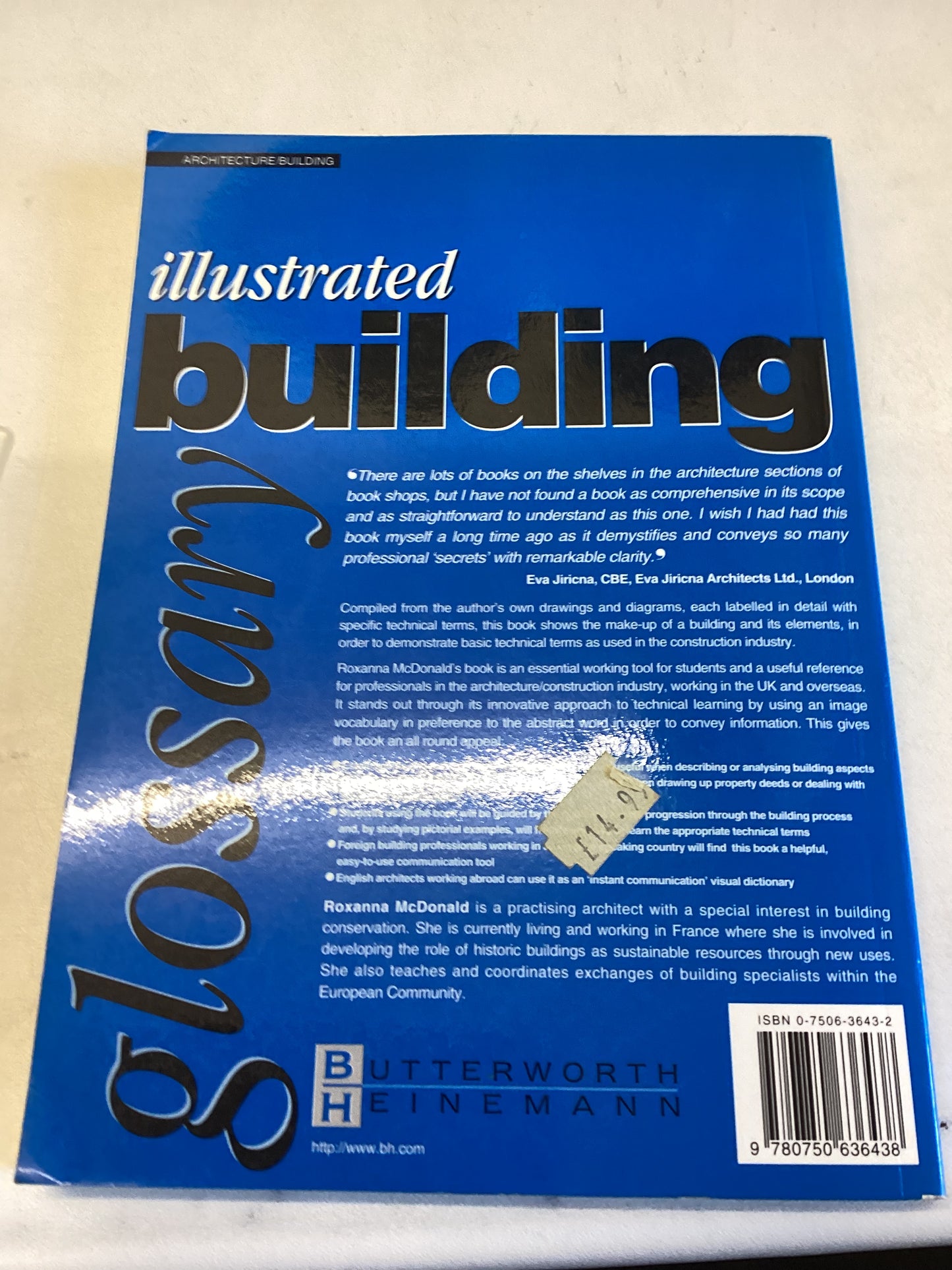 Illustrated Building Glossary Roxanna McDonald