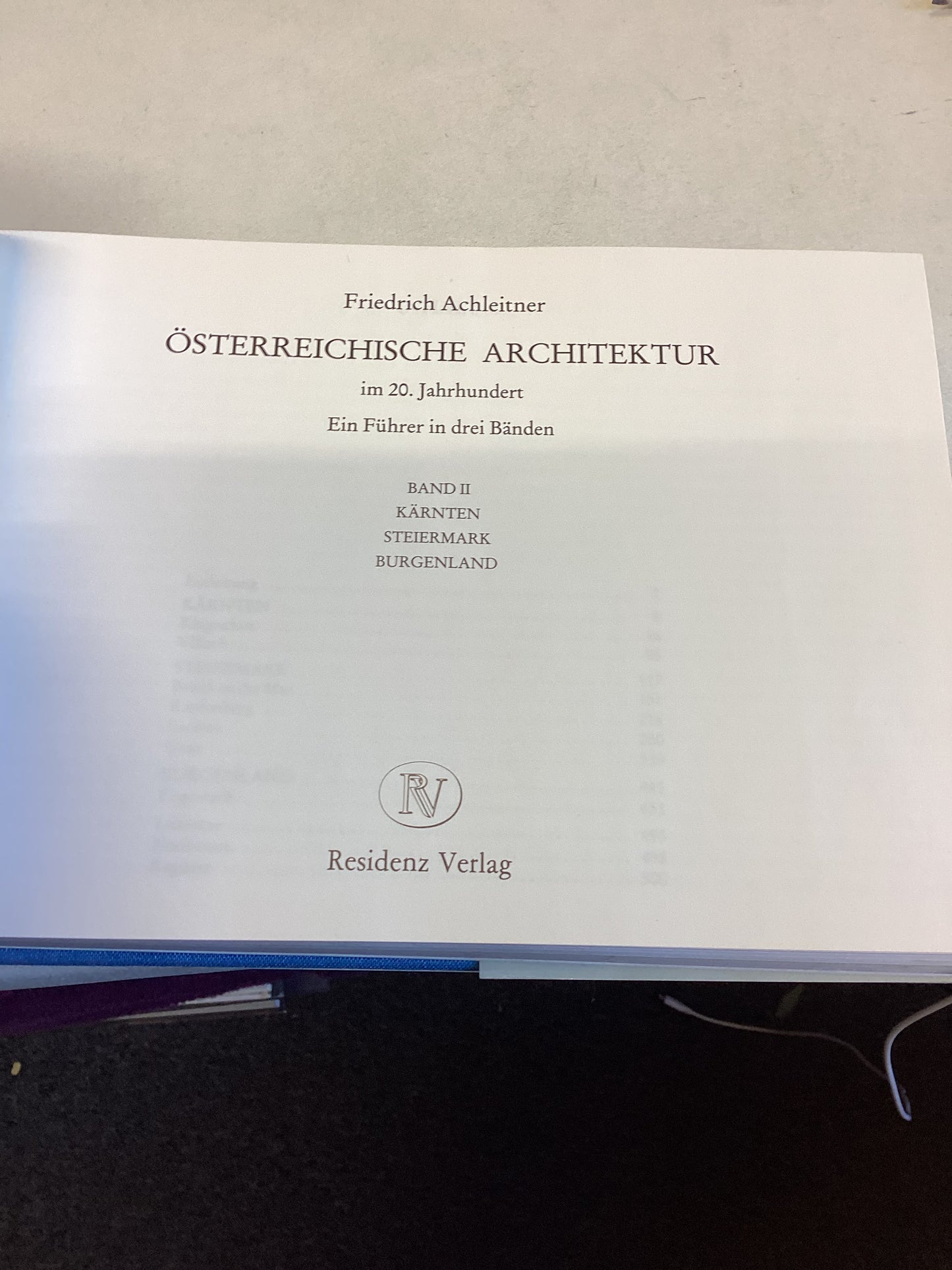 Osterreichische Architektur Fredrich Achleitner