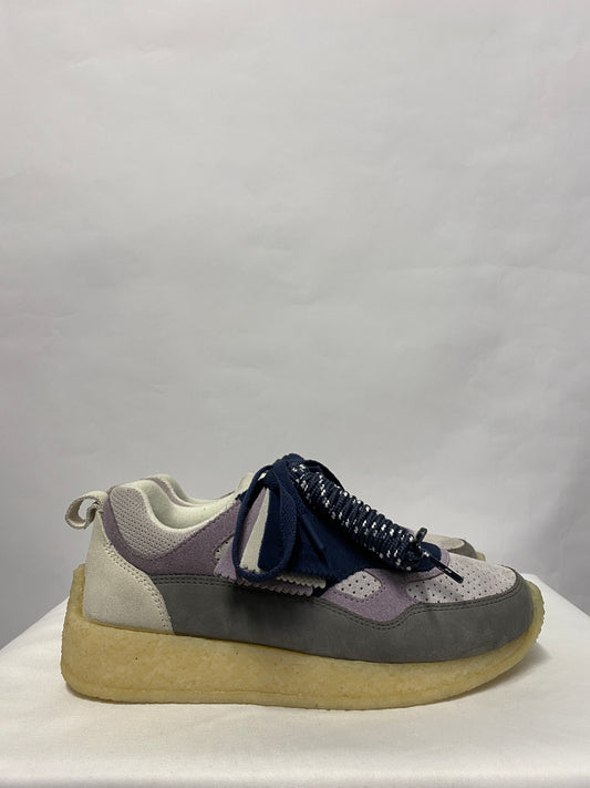 Limited Edition Clarks x Kith Suede Purple Low Top Lockhill Trainers 5