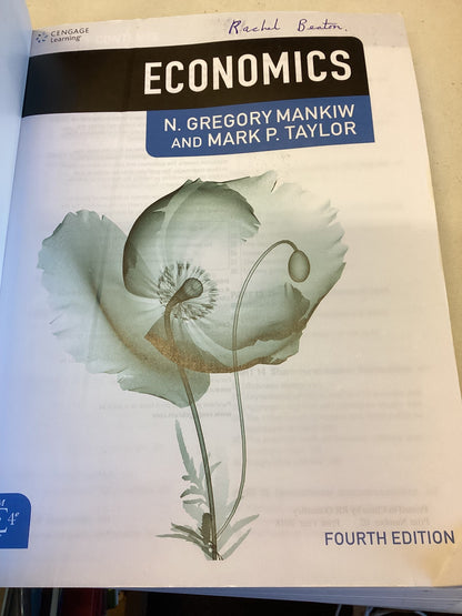 Economics Fourth Edition  N Gregory Mankiw and Mark P Taylor