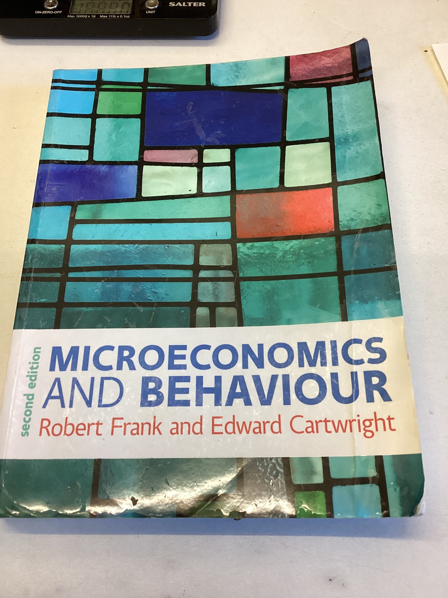 Microeconomics and Behaviour 2nd Edition Robert Frank and Edward Cartwright