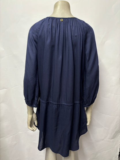 Paul Ahermanny Navy Boho Dress Small