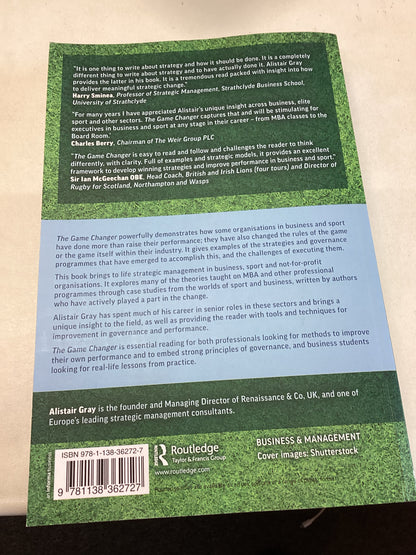 The Game Changer Alistair Gray Signed