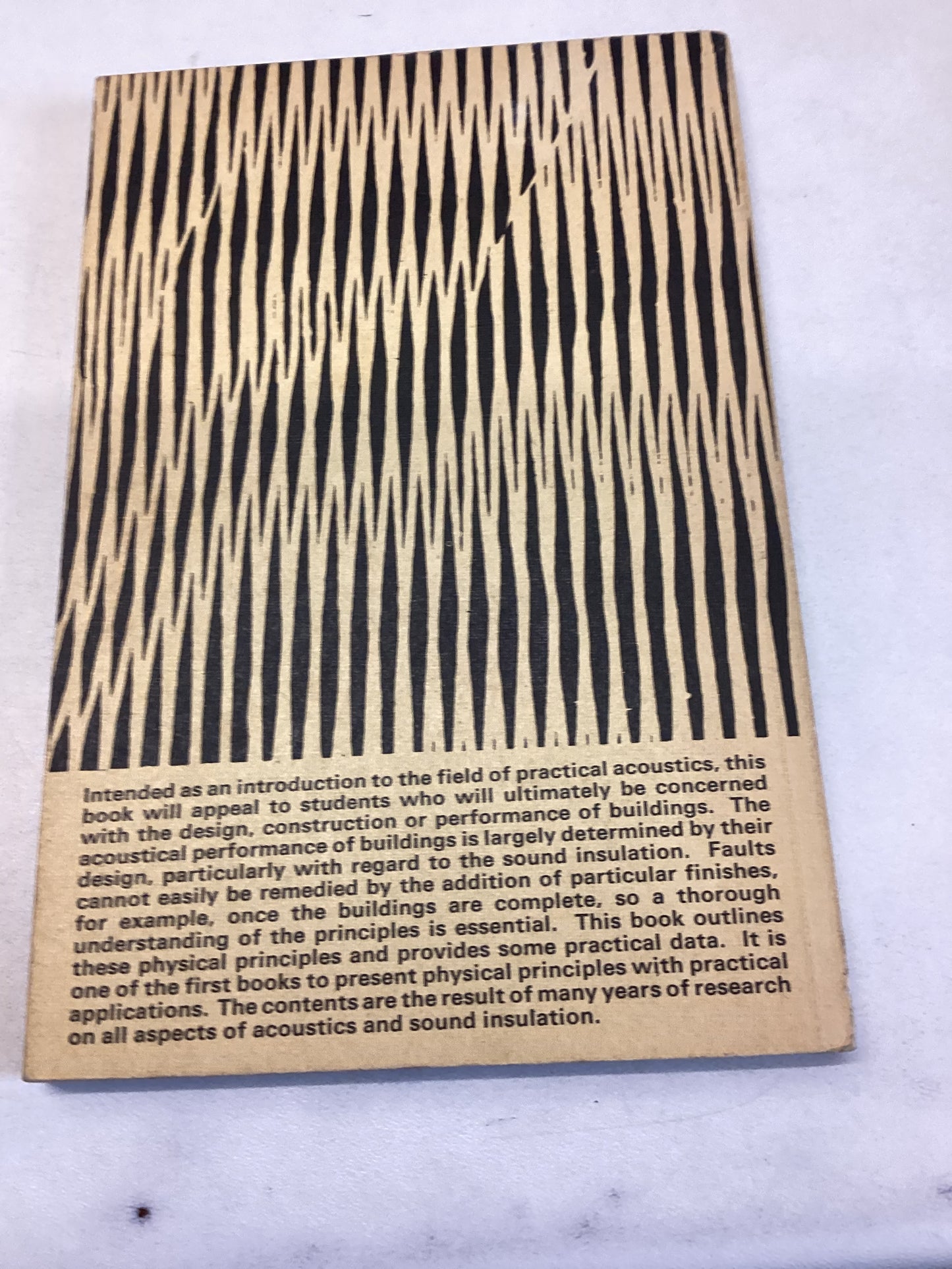 Building Physics: Acoustics H J Purkis