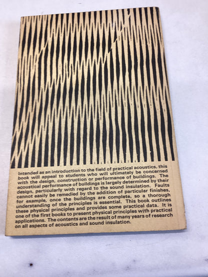 Building Physics: Acoustics H J Purkis