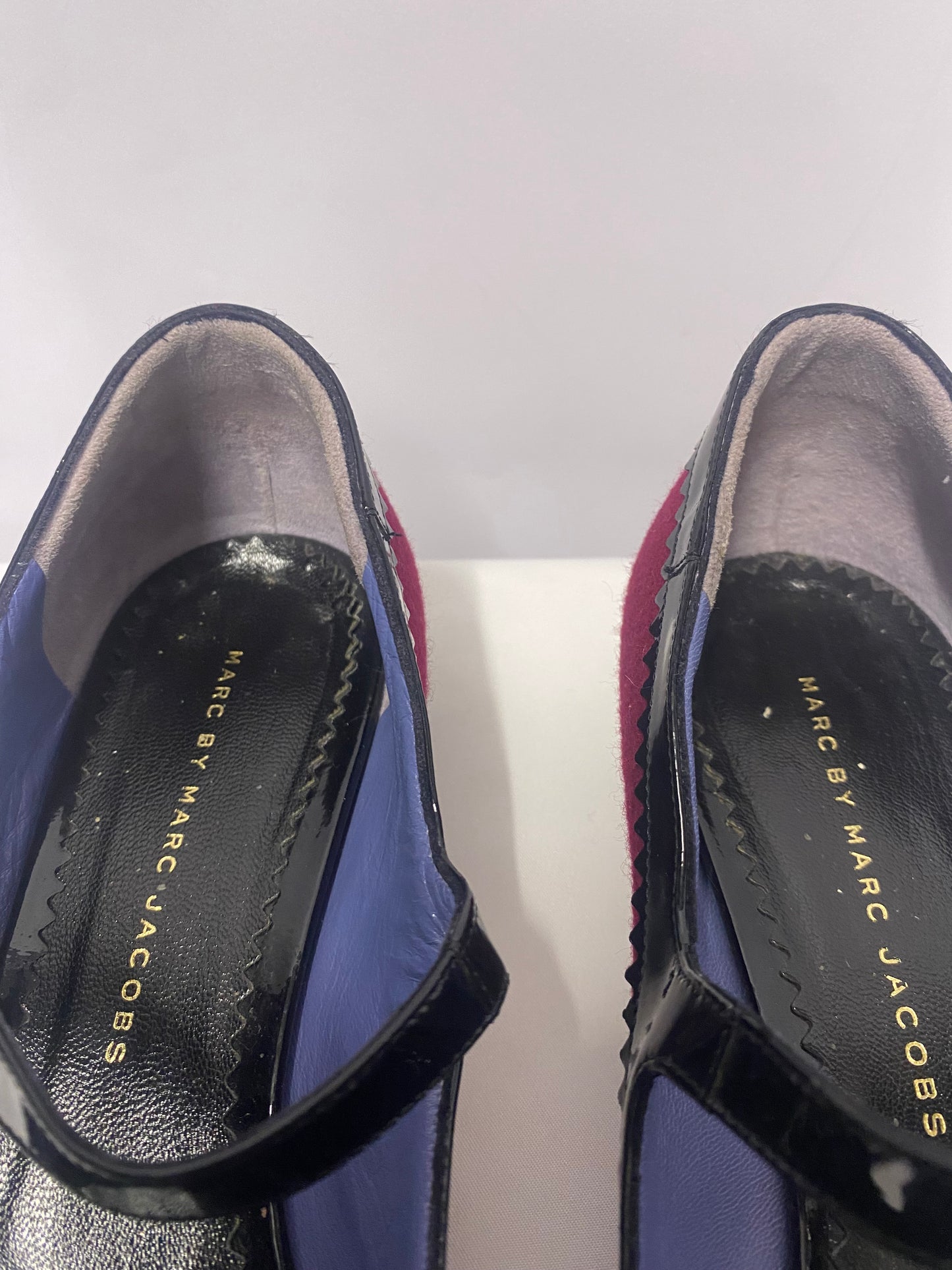 Marc by Marc Jacobs Burgundy and Black Mary Janes 6