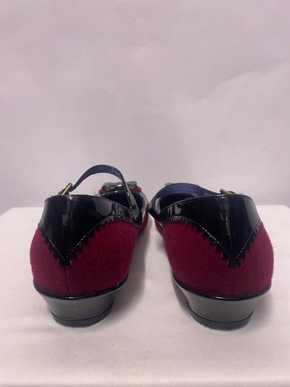 Marc by Marc Jacobs Burgundy and Black Mary Janes 6