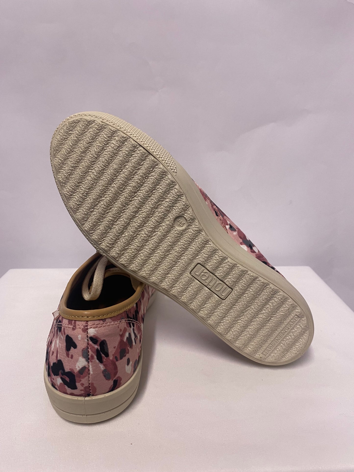 Hotter Pink Camouflage Plimsole Trainers 5