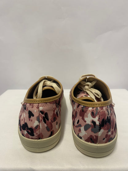 Hotter Pink Camouflage Plimsole Trainers 5