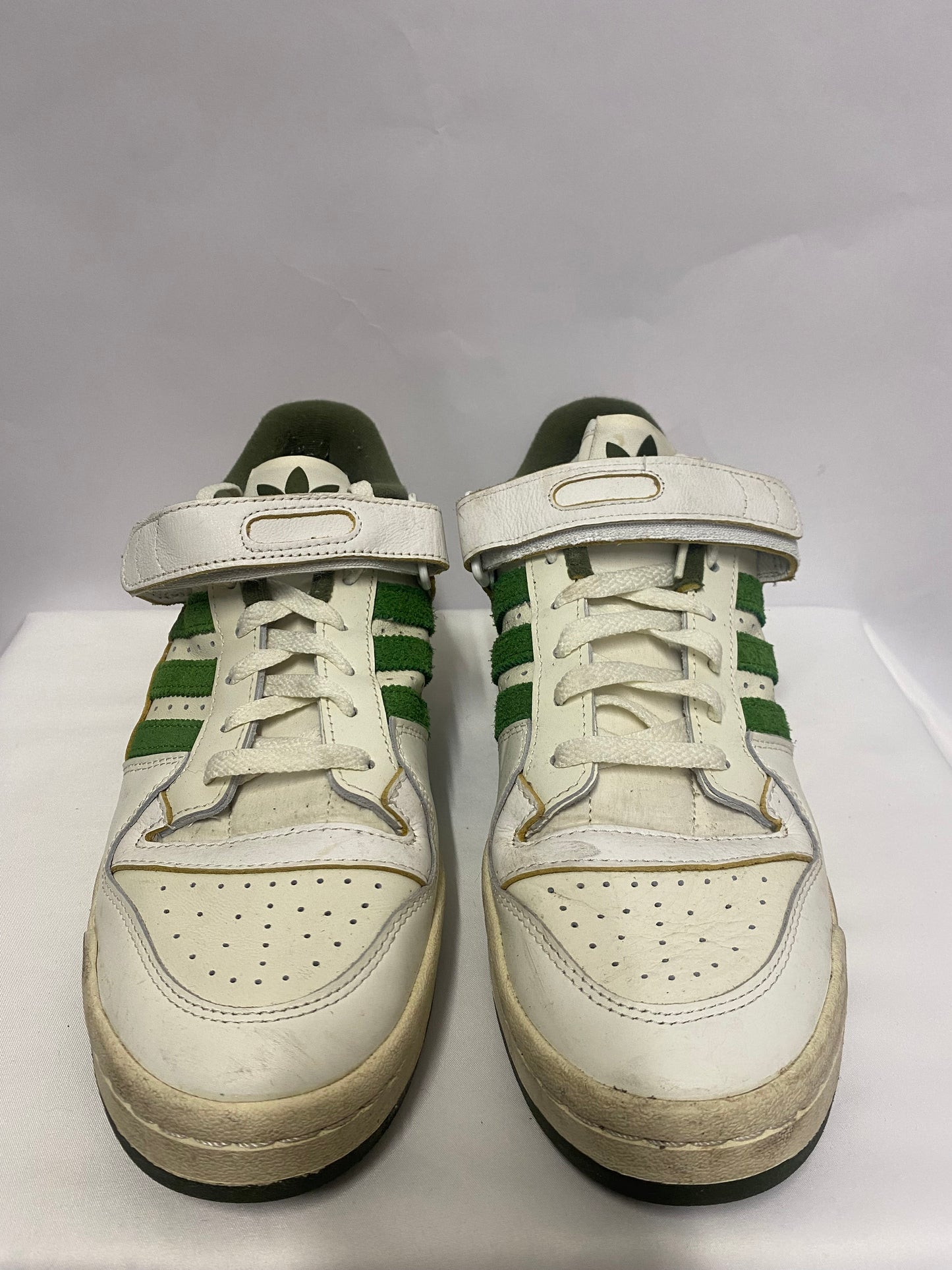 Adidas Forum 84 Low Green and White Men's 9.5