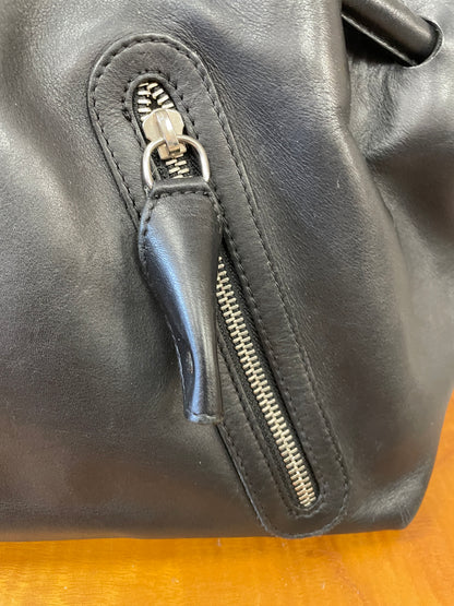 Furla Black Leather Day Grab Double Handle Handbag Bag