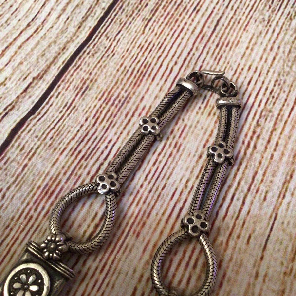 Tribal Silver 3 String Necklace