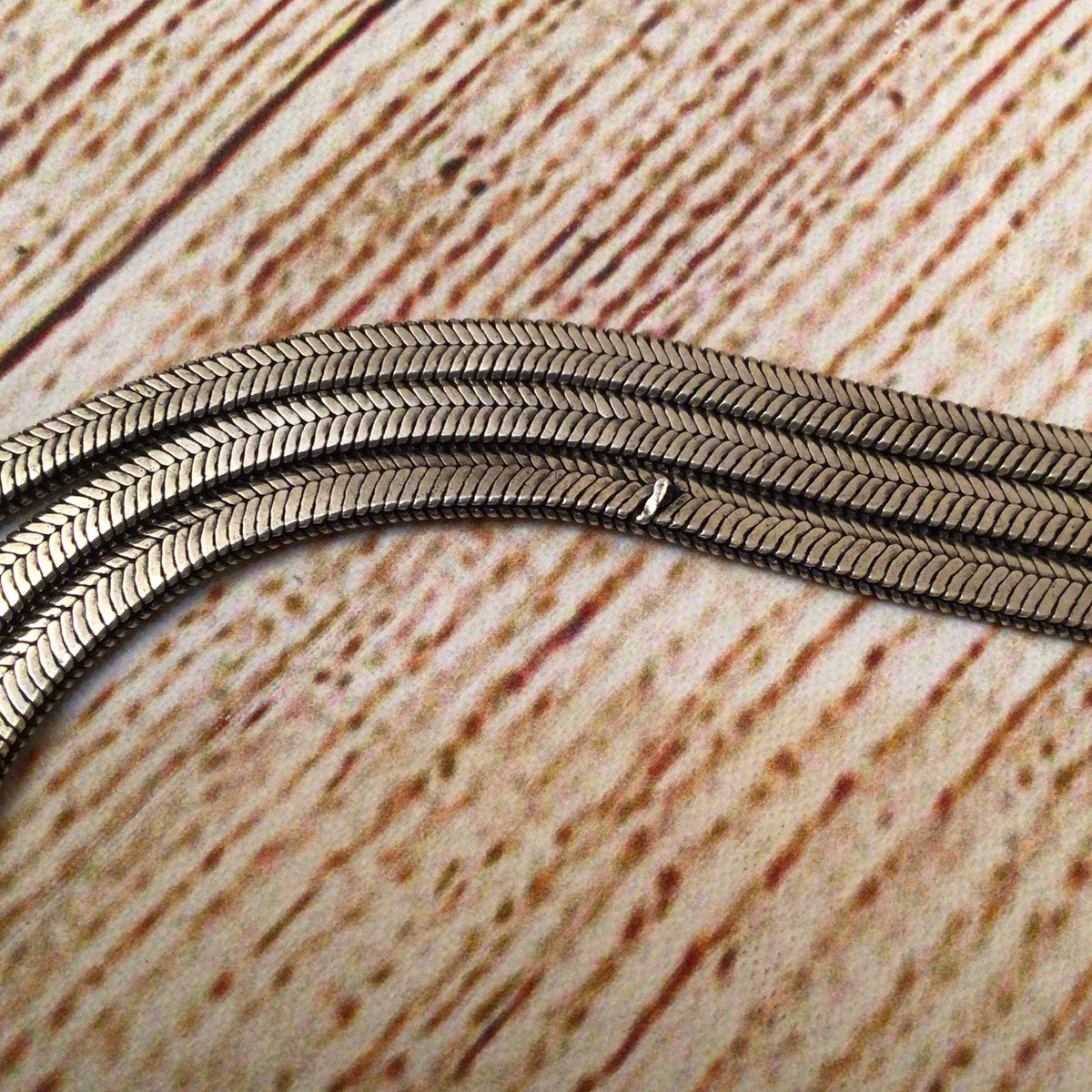Tribal Silver 3 String Necklace