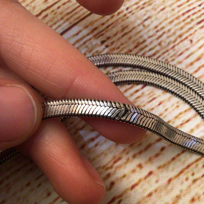 Tribal Silver 3 String Necklace