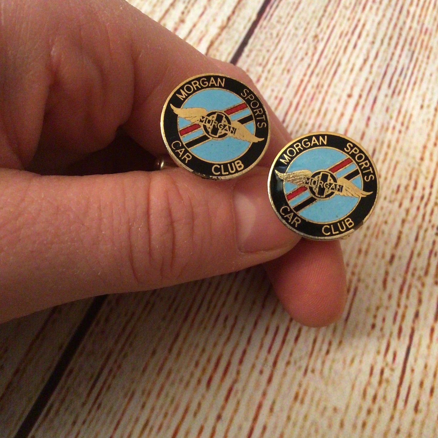 Vintage Morgan Sports Car Club Cufflinks