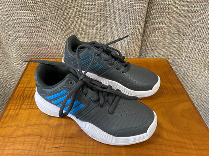 K Swiss New Grey Faux Leather Trainers Size UK 5