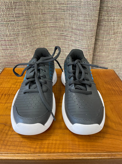 K Swiss New Grey Faux Leather Trainers Size UK 5