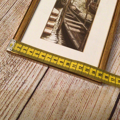 Ugo Baracco Gondola Framed Picture Scene