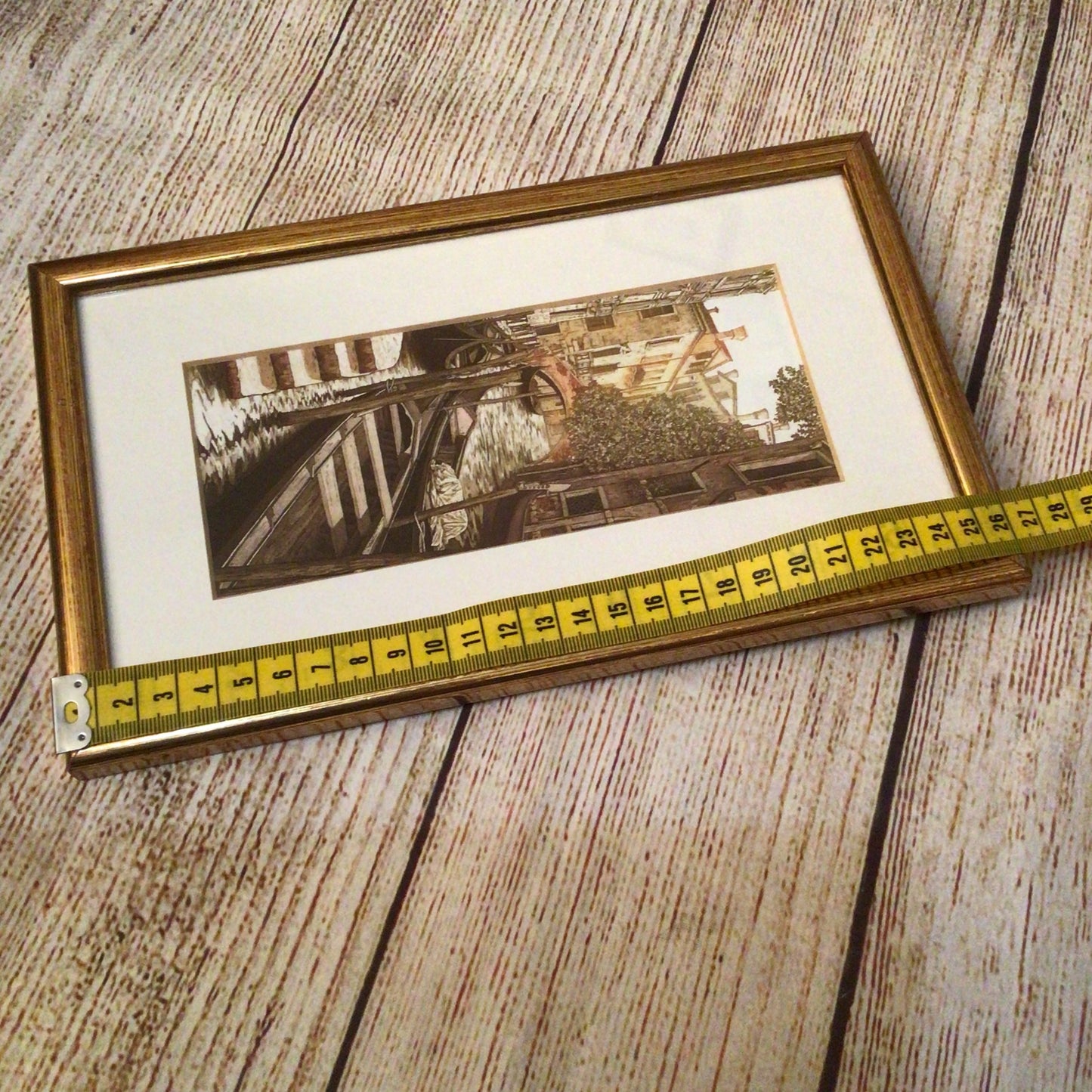 Ugo Baracco Gondola Framed Picture Scene