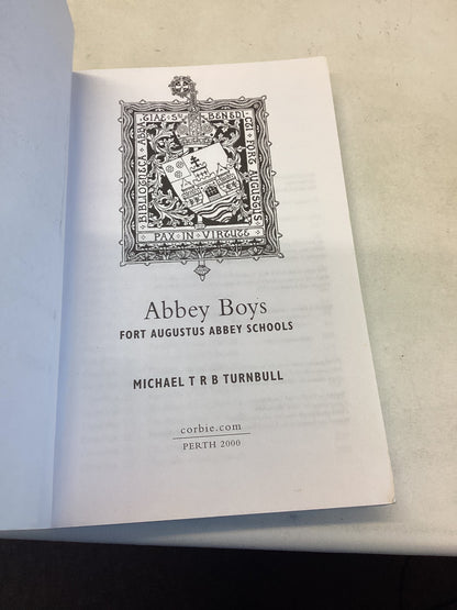 Abbey Boys Fort Augustus Abbey School Michael T R B Turnbull