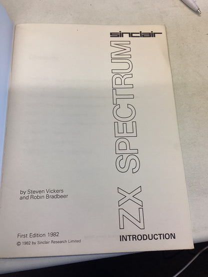 ZX Spectrum Introduction and Basic  Programming