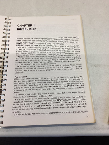 ZX Spectrum Introduction and Basic  Programming