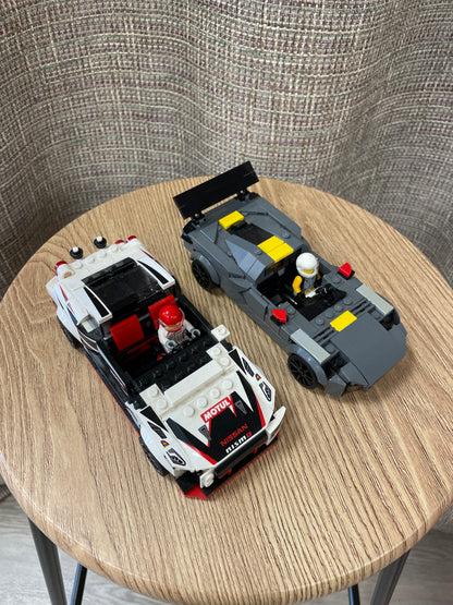 Lego Mixed Bundle 2kg Including Cars Minifigures Small Baseplates and Blocks