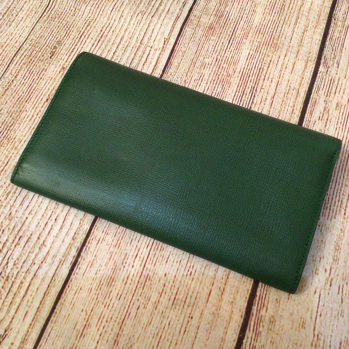 Rolex Green Zip Fold Long Wallet
