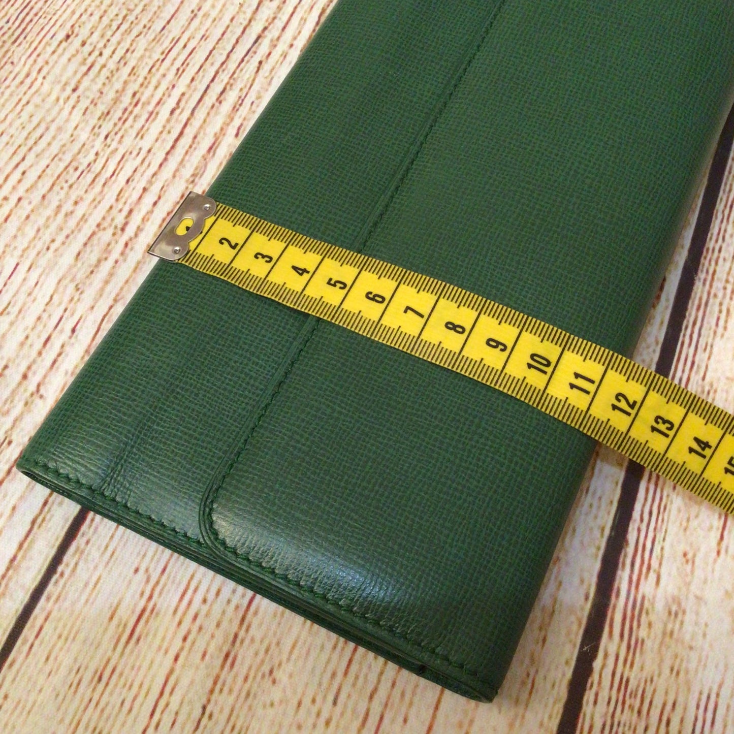 Rolex Green Zip Fold Long Wallet
