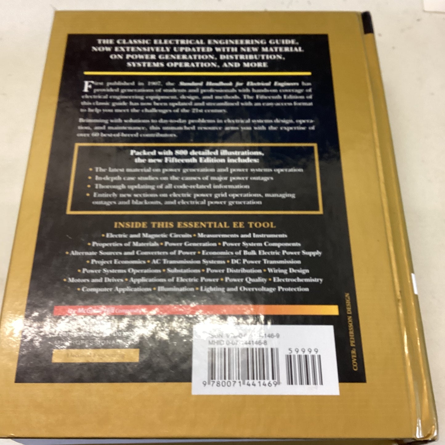 Standard Handbook For Electrical Engineers 15th Edition H Wayne Beaty Donald G Fink