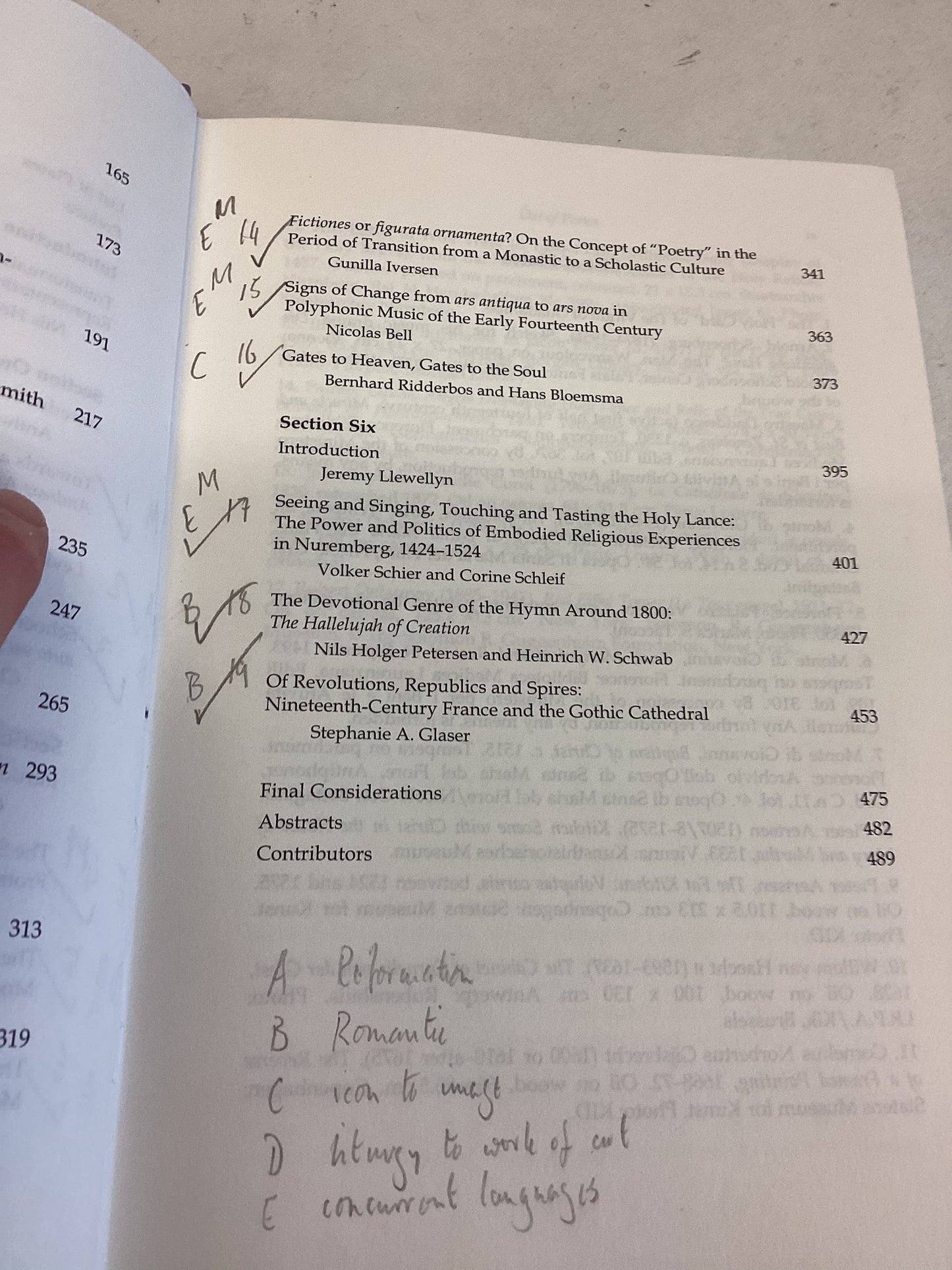 Signs Of Change Transformations of Christian Traditions and Their Representation In The Arts, 1000-2000