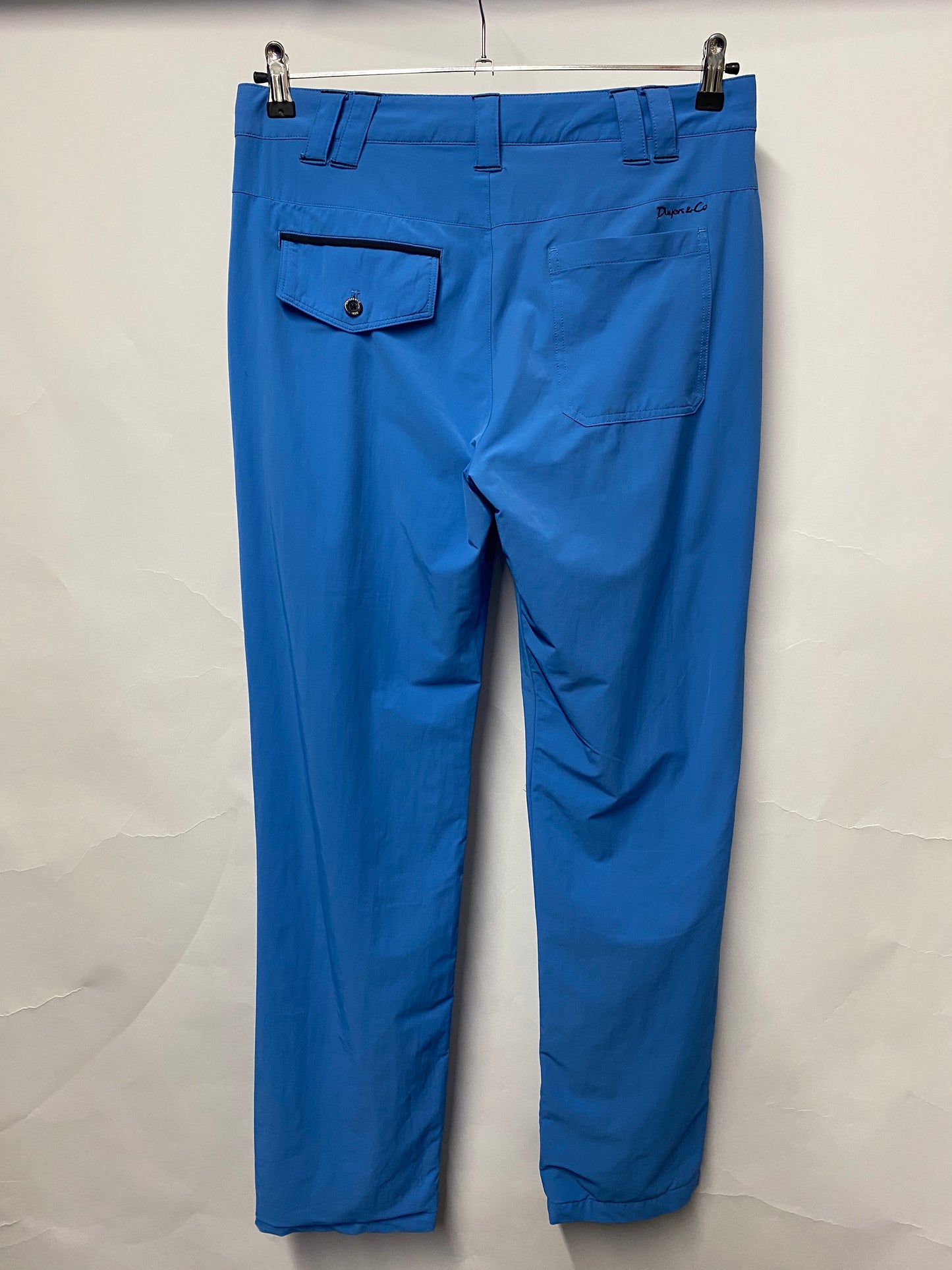 Dwyers & Co Blu Fleece Lined Golf Trousers Large