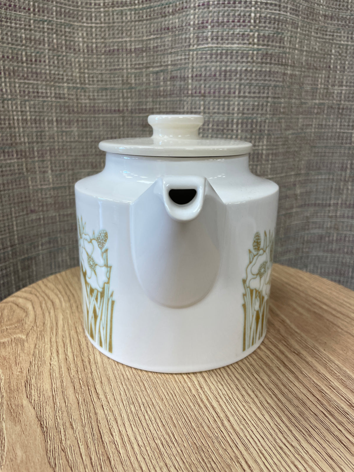 Hornsea Vintage Fleur Teapot, Milk Jug & Sugar Bowl Set