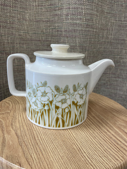 Hornsea Vintage Fleur Teapot, Milk Jug & Sugar Bowl Set