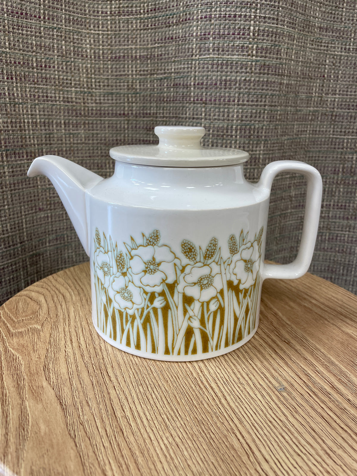 Hornsea Vintage Fleur Teapot, Milk Jug & Sugar Bowl Set