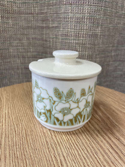 Hornsea Vintage Fleur Teapot, Milk Jug & Sugar Bowl Set